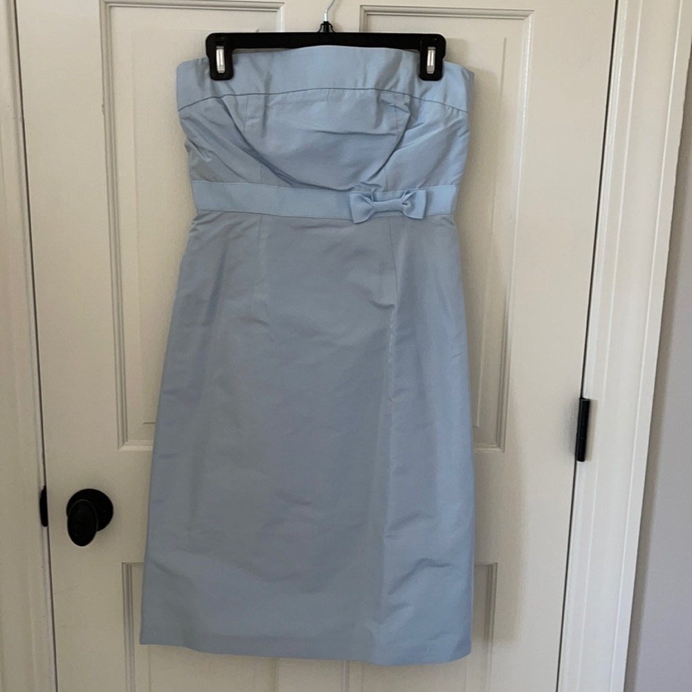 J Crew Strapless Silk Dress Size 4